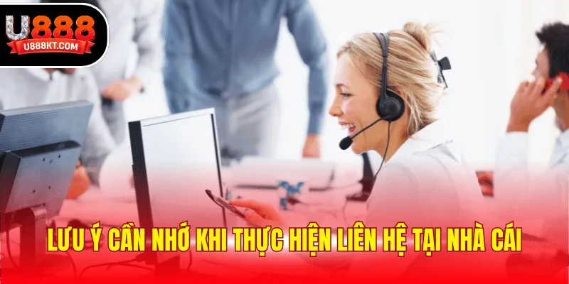 Lưu ý cần nhớ khi thực hiện liên hệ tại nhà cái